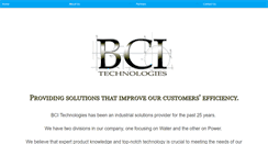 Desktop Screenshot of bcitech.com